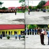 Memeperingati Hari Kesaktian Pancasila 1 Oktober 2025 di lapangan SMA Negeri 3 Sungai Apit